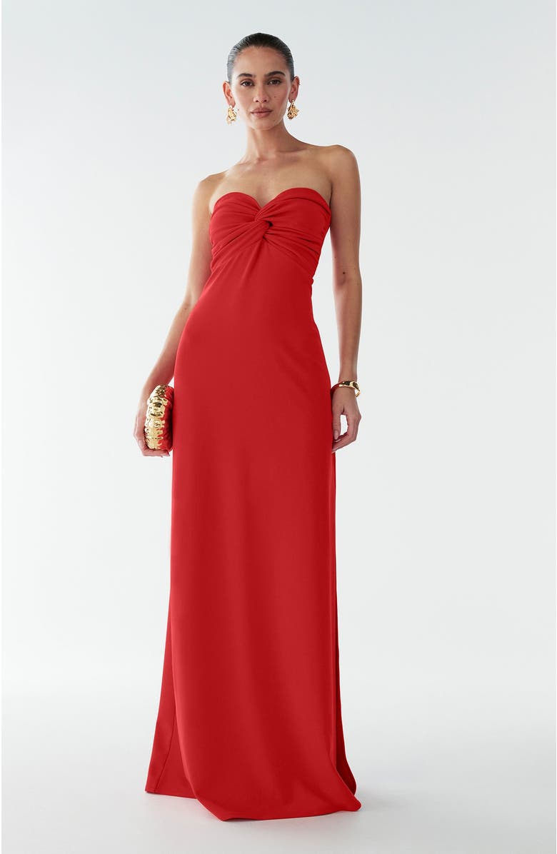 BWLDR Chase Maxi Dress, Alternate, color, Red