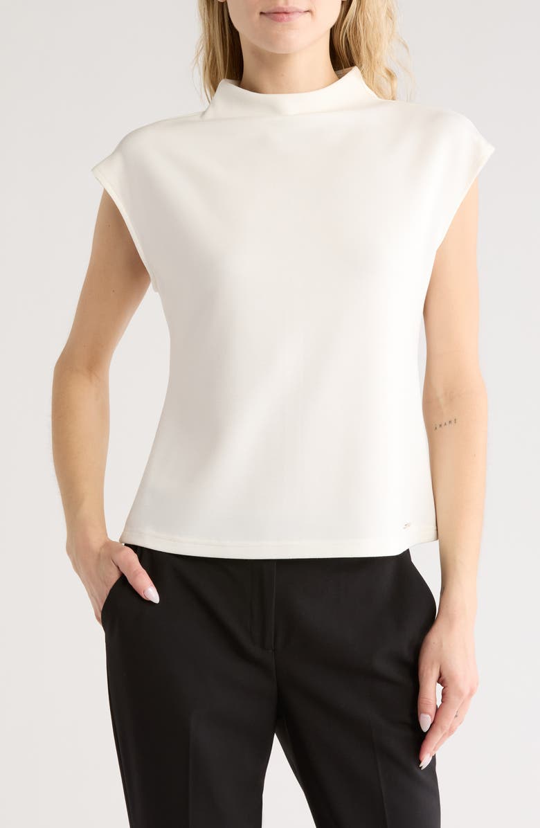 Calvin Klein Mock Neck Knit Top, Main, color, 