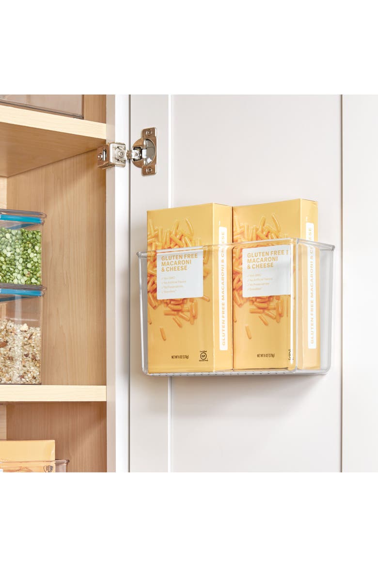 Adhesive Organizer Bin for Kitchen - Set of 4 - Clear, Alternate, color, Clear