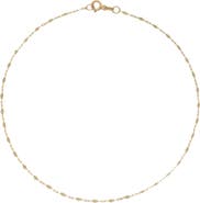 Kinn Diamond Cut Rolo Chain Anklet