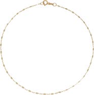 Kinn Diamond Cut Rolo Chain Anklet