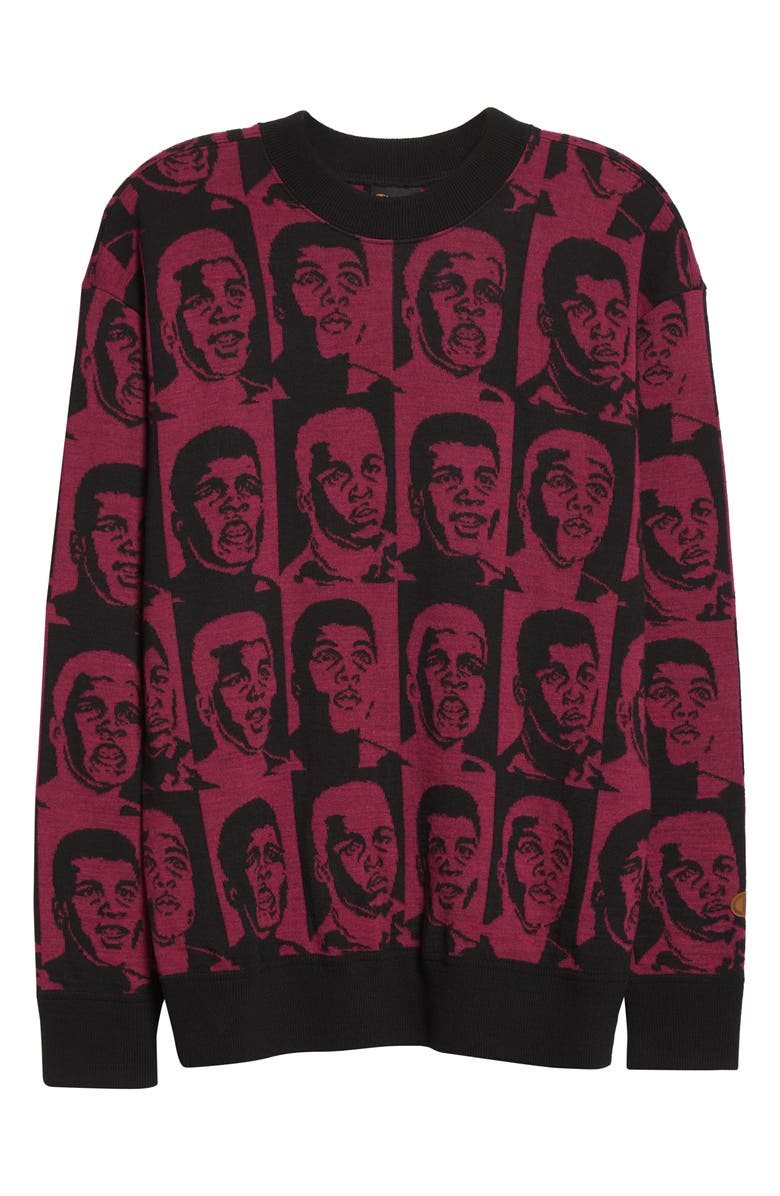 Champion Tears x Muhammad Ali<sup>™</sup> Intarsia Sweater, Alternate, color,