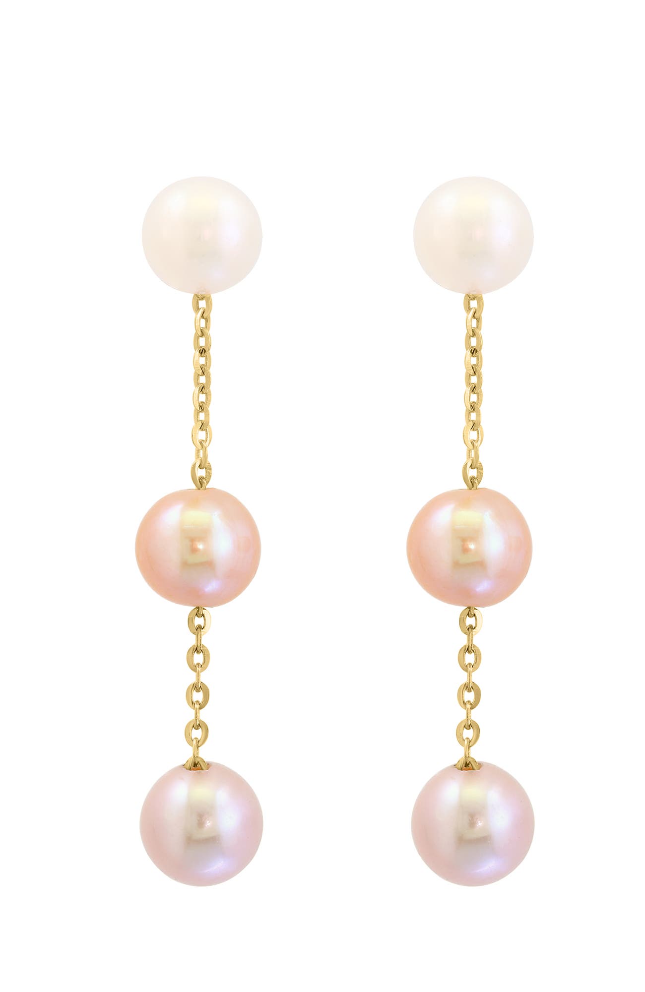 selected Hematite and FW Blush Pearl