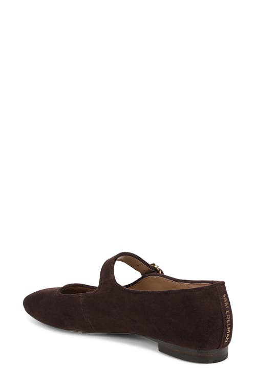 Sam Edelman Michaela Mary Jane Flat In Brown