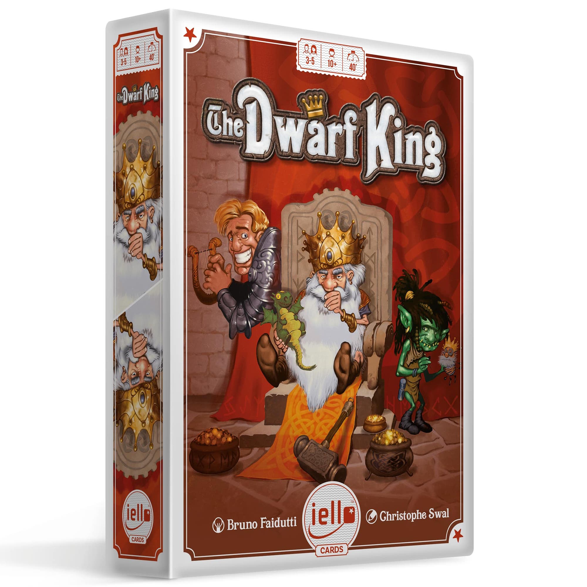 IELLO Dwarf King Tricktaking Card Game,10+ in Multicolored 
