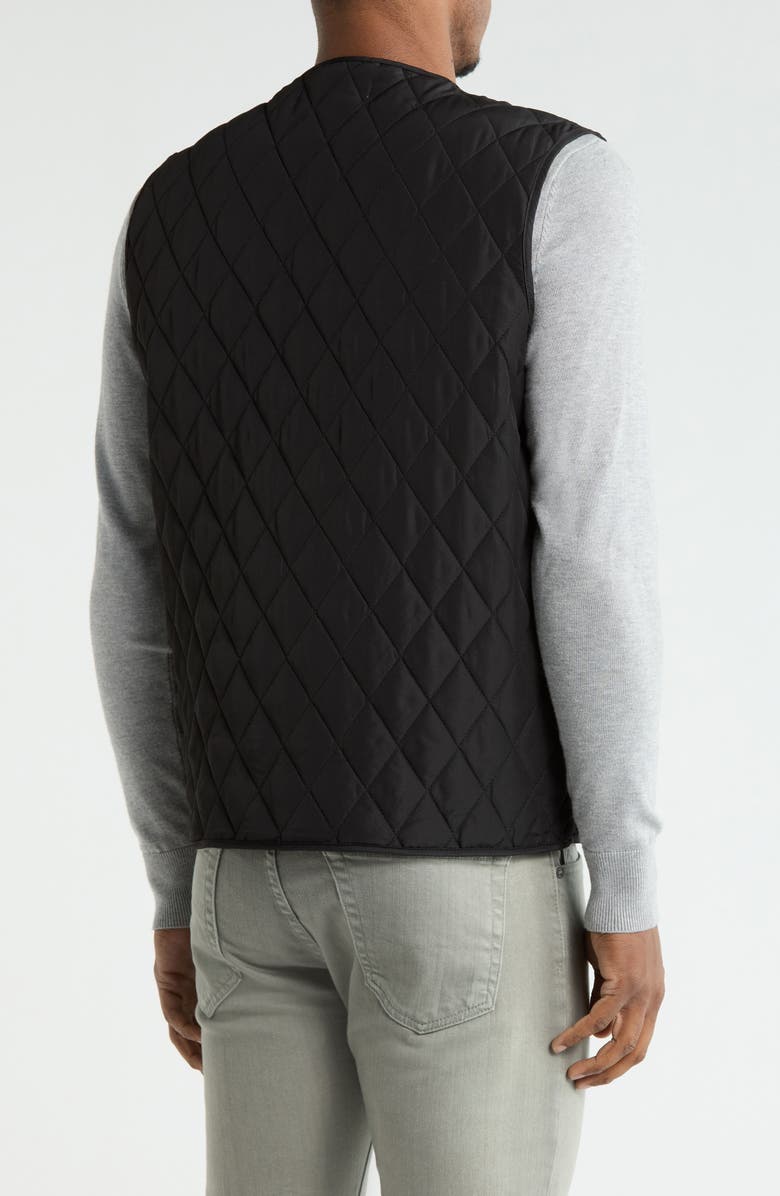 Joe's Diamond Quilted Vest, Alternate, color, Jet Black