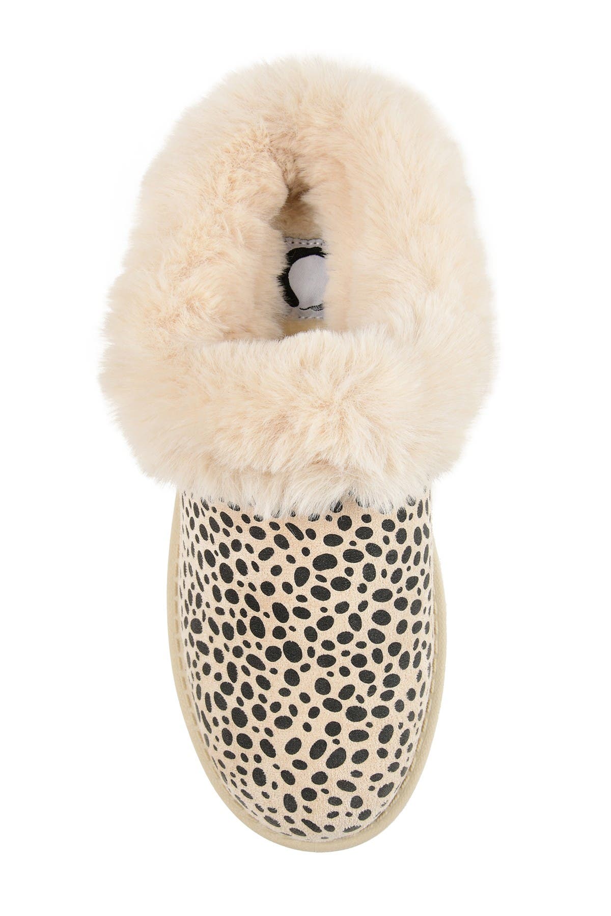 Journee Collection Whisp Faux Fur Trim Slipper, Alternate, color, 