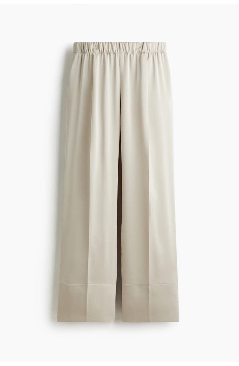 H&M Pull-on Trousers, Alternate, color, Light Beige
