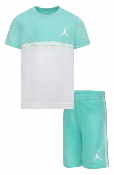 Kids' Jumpman Colorblock T-Shirt & Sweat Shorts Set