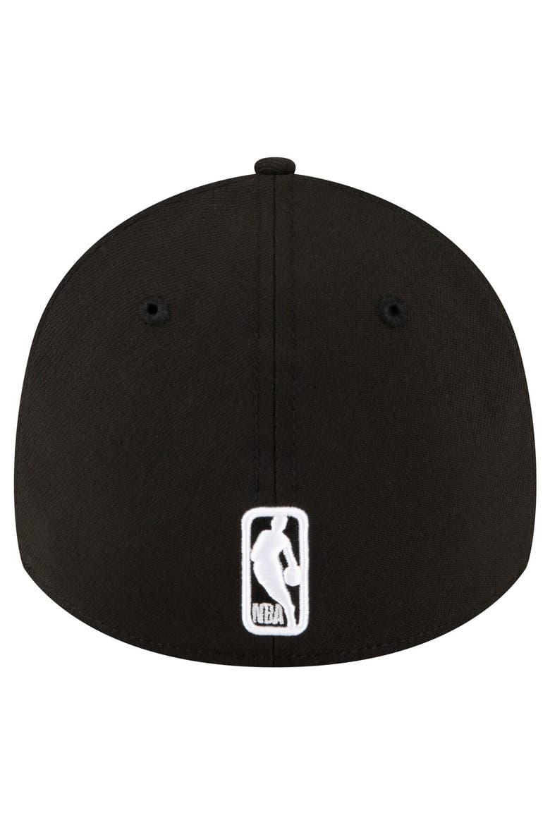 Men's New Era Black Sacramento Kings Logo 39THIRTY Flex Hat, Alternate, color, Black