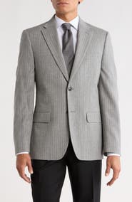 Tommy Hilfiger Pinstripe Wool Two-Button Sport Coat