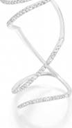 Graziela Mega Swirl Ring in White