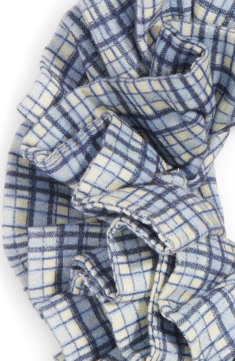 Damson Madder Garter Scrunchie, Alternate, color, Cloudy Check