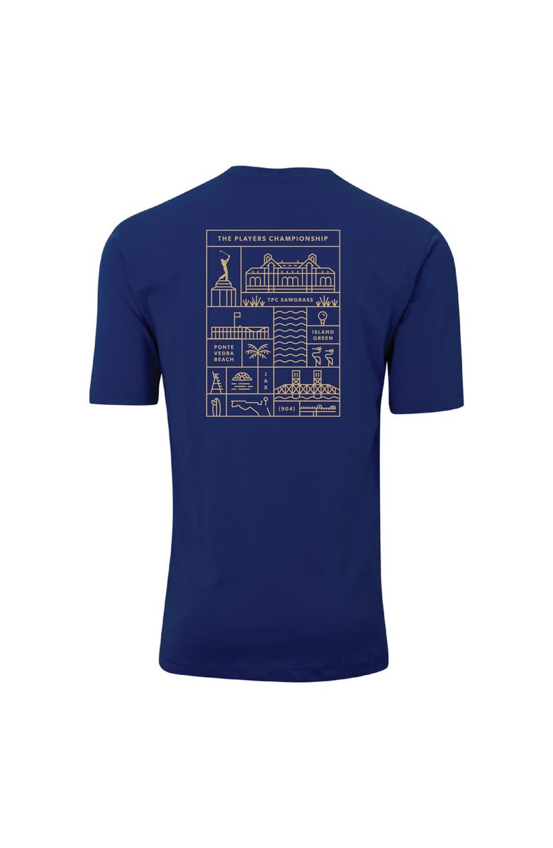 AHEAD Men's Ahead  Navy THE PLAYERS Window of the Players Pembrooke T-Shirt, Alternate, color, 