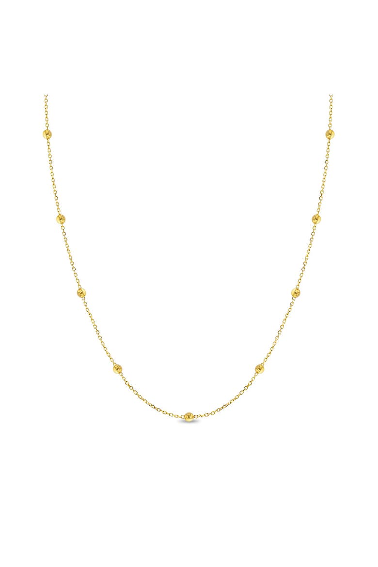 2mm Satellite Women's Necklace, Main, color, Gold