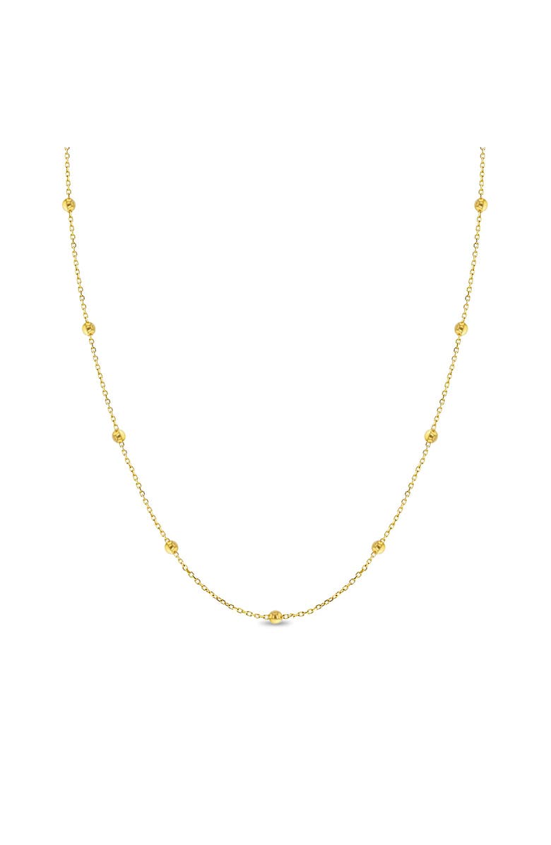 In Season Jewelry 2mm Satellite Women's Necklace, Main, color, Gold