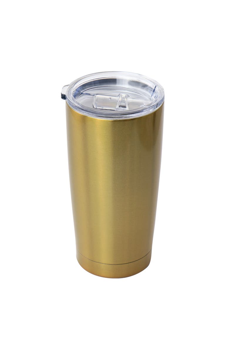Wao 18oz  Thermal Tumbler with Acrylic Lid, Alternate, color, Dark Gold