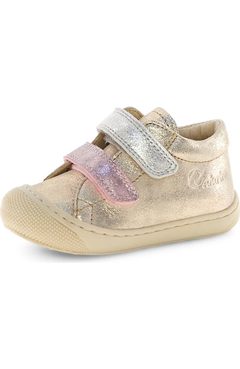 Naturino Kids' Corkel VL Sneaker, Main, color, Silver/ Gold Multi