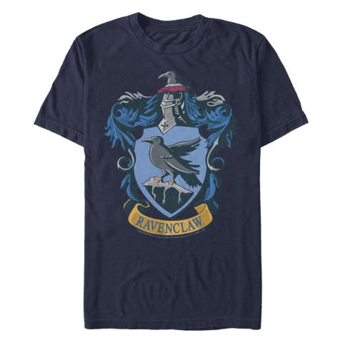 Men's Ravenclaw Line Art Crest Graphic T-Shirt
