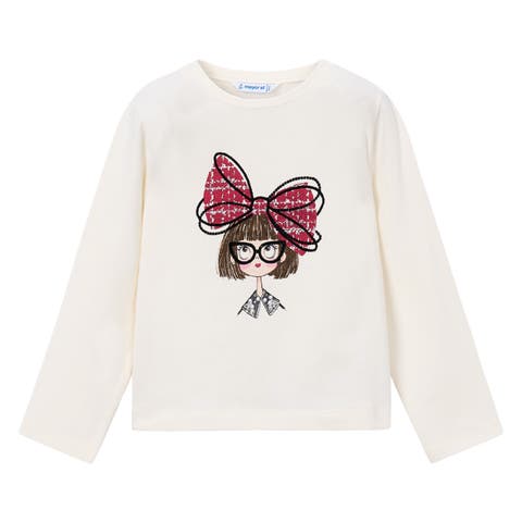 Cartoon Bow Tee