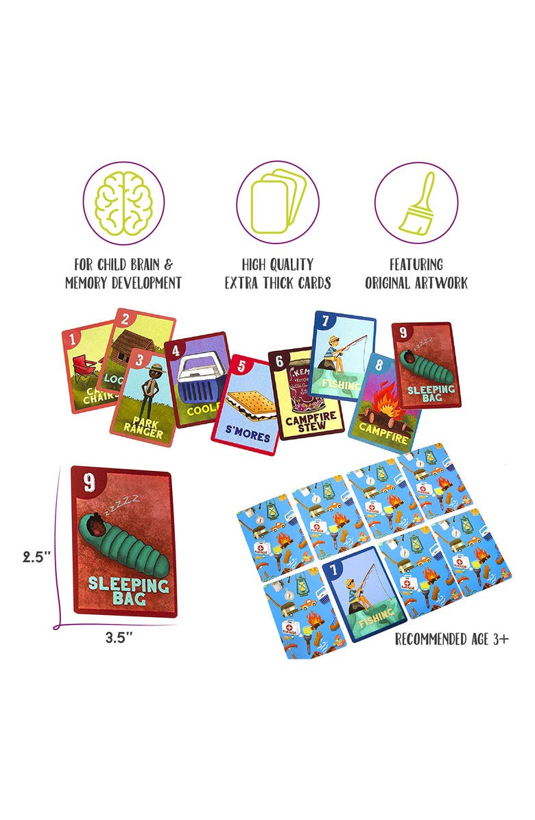 Upbounders<sup>®</sup> Little Likes Kids Camping Outdoors Go Fish Playing Cards Game, Alternate, color, 