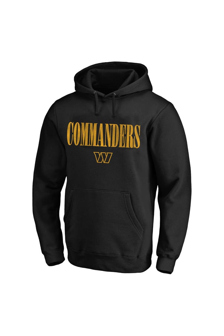 Men's Fanatics Black Washington Commanders Big & Tall Relaxed Intense Rivalry Hoodie, Alternate, color, Black