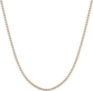BY ADINA EDEN Classic Thin Tennis Necklace