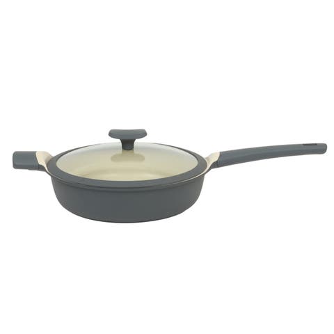 Rooney 4.1 Quart Ceramic Nonstick Cast Aluminum Saute Pan with Lid