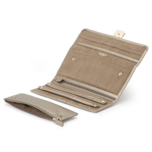 Wolf Palermo Jewelry Roll In Pewter