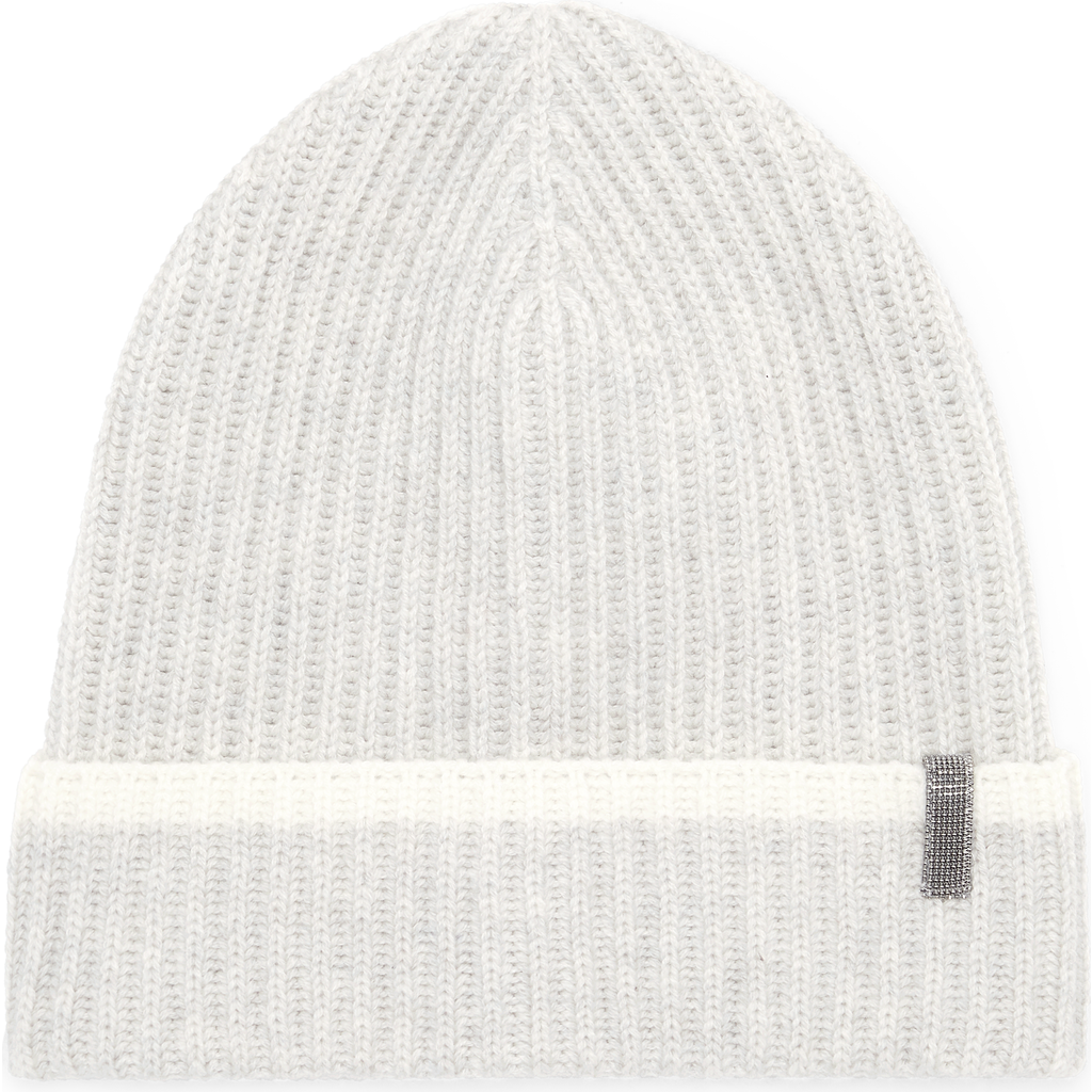 Brunello Cucinelli Knit Beanie In Fog
