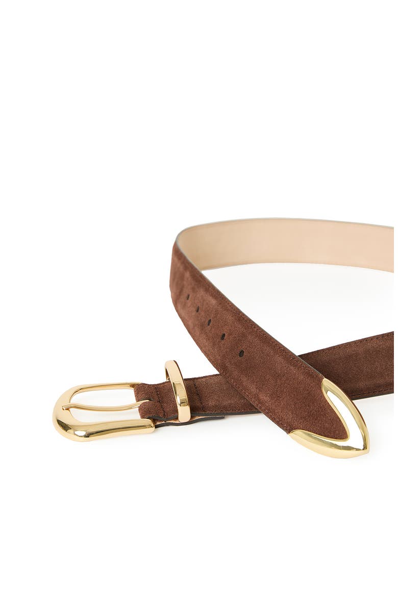 Marc Suede Belt, Alternate, color, CHOCOLATE GOLD