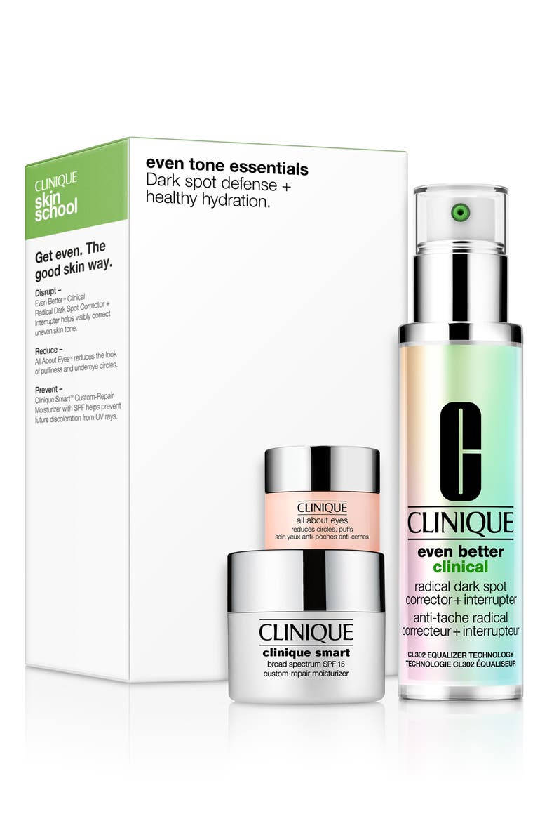 Clinique Even Tone Essentials Skin Care Set, Main, color, 