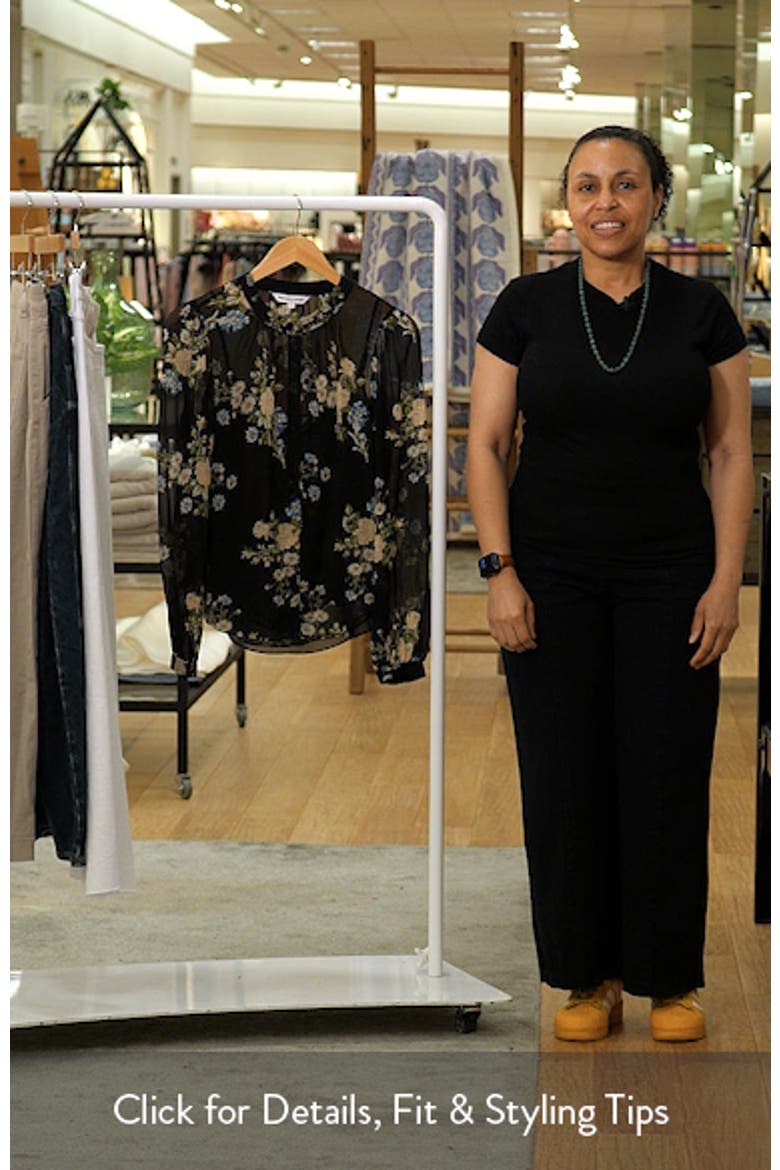 Ashlynn Silk Chiffon Blouse video