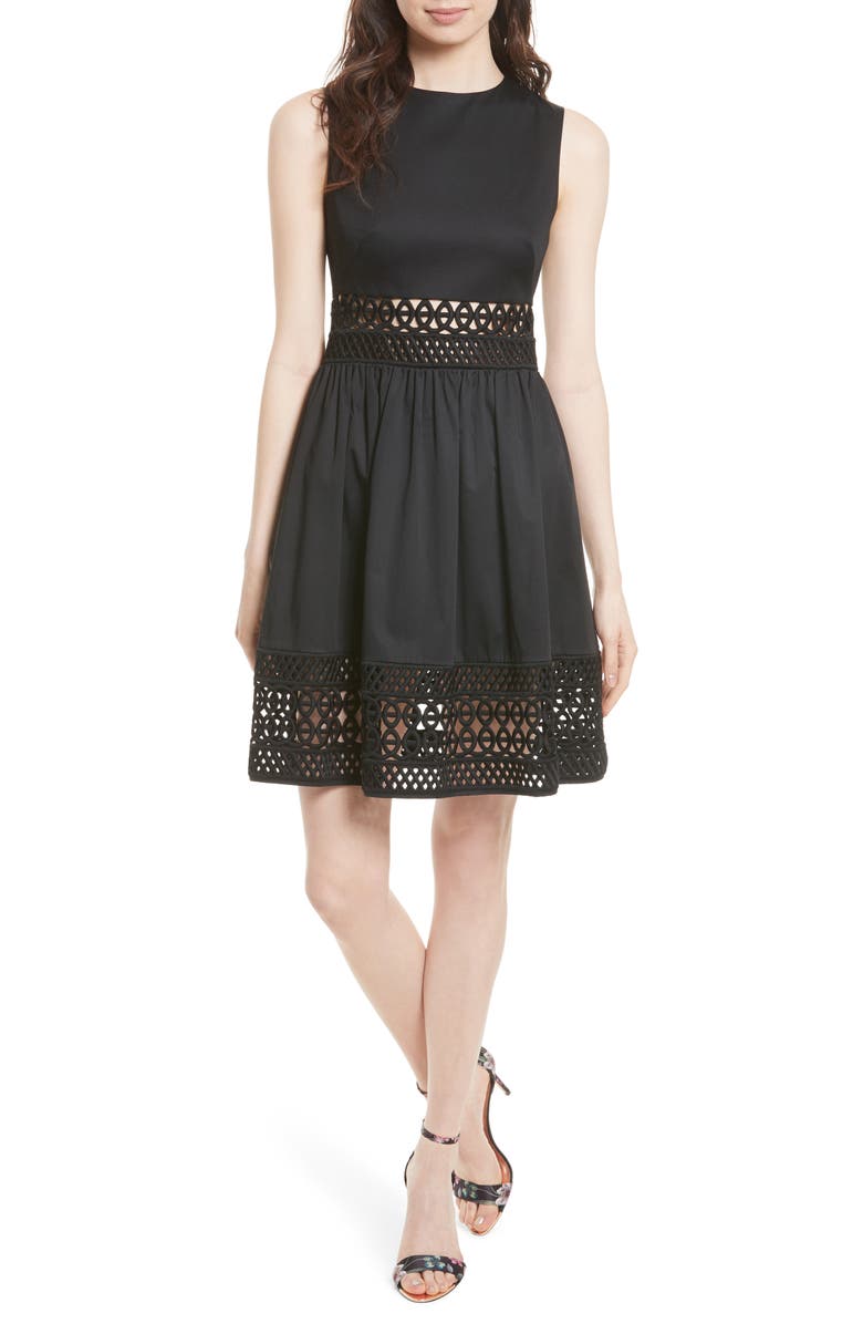 Ted Baker London Dayzey Fit & Flare Dress, Main, color, 