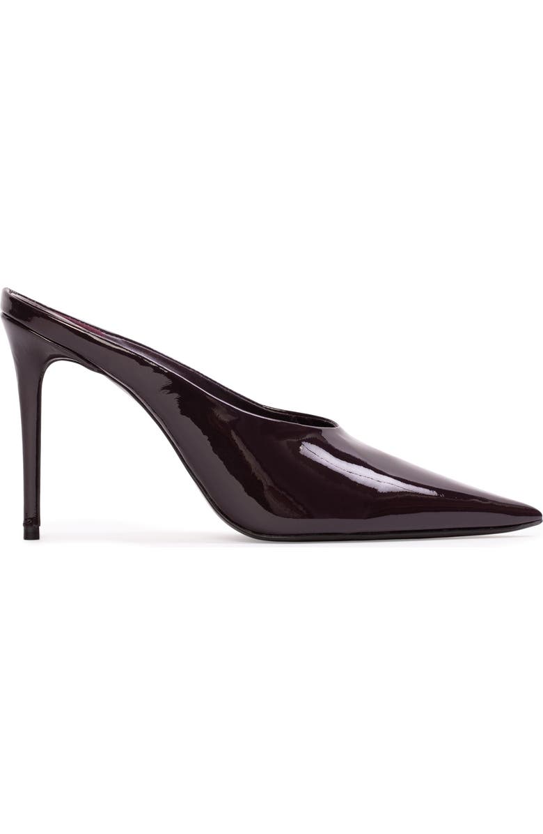 BLACK SUEDE STUDIO Fallon 100 Pump, Main, color, Dark Plum Patent