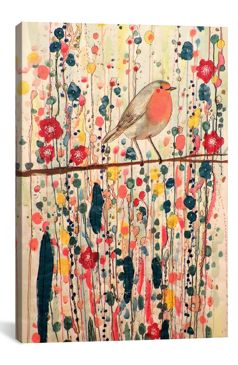 iCanvas 'Je Ne Suis Pas Qu'un Oiseau' Giclée Print Canvas Art, Main, color, 