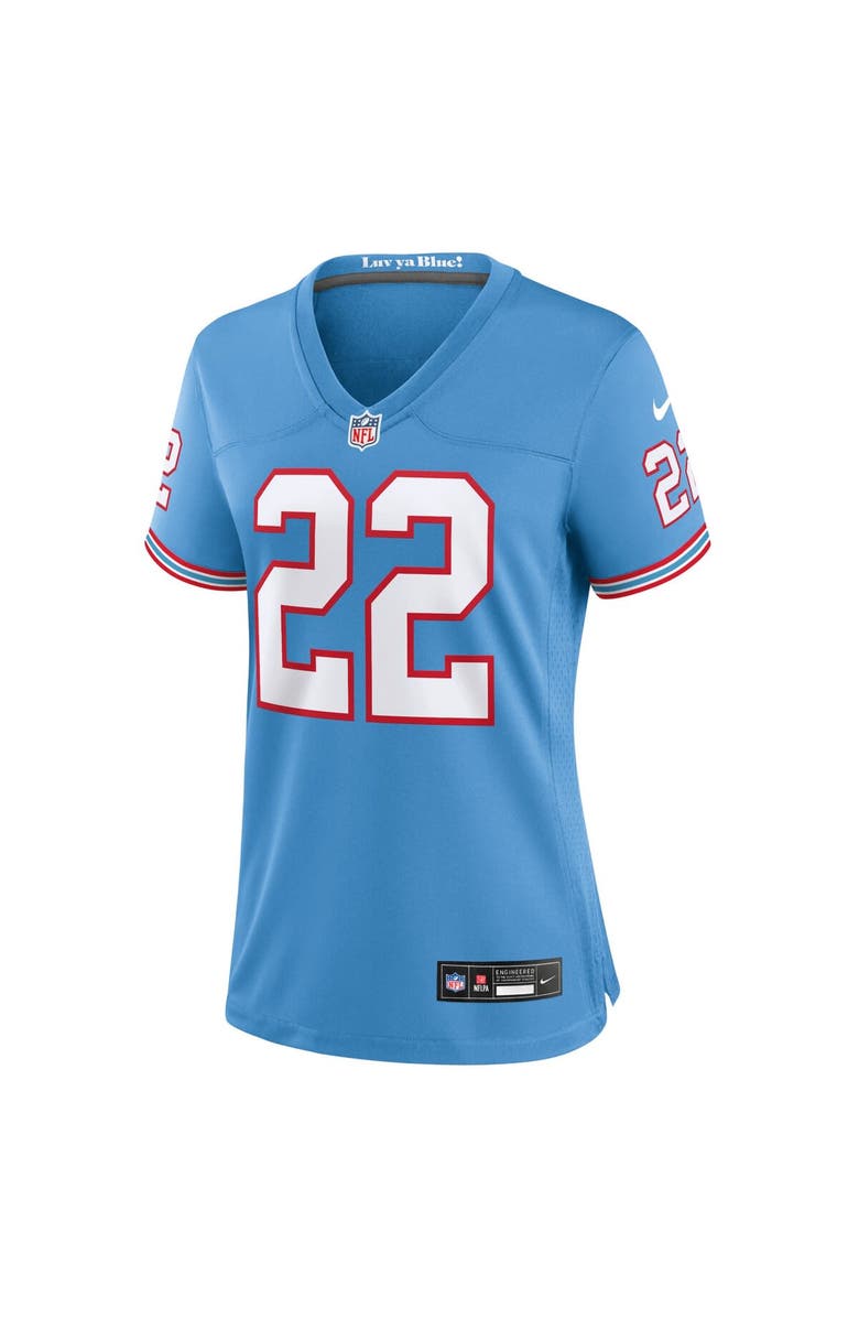 Nike Women's Nike Derrick Henry Light Blue Tennessee Titans Player Jersey, Alternate, color, 