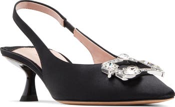 kate spade*ビジュー*サテン*メリージェーン*パンプス*Renata Renata Metallic Mary Jane Pumps | Kate Spade Outlet