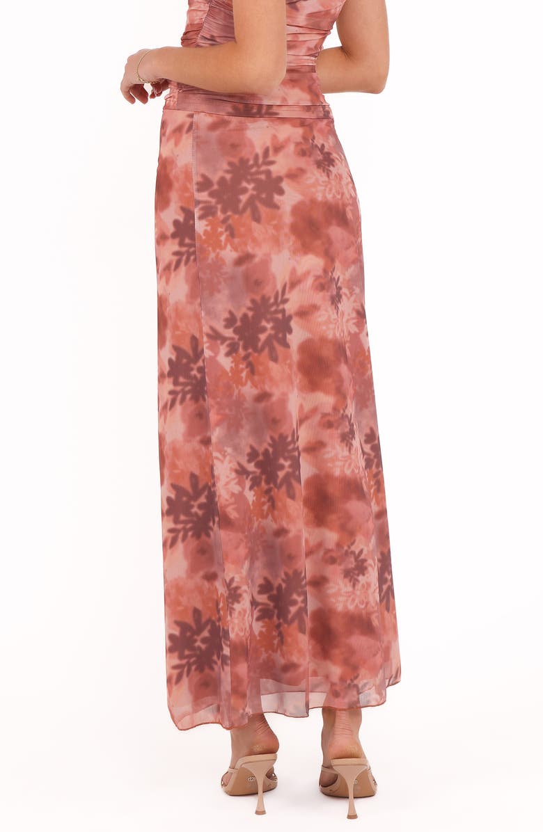 Petal & Pup Bloise Floral Print Maxi Skirt, Alternate, color, Blurred Botanics