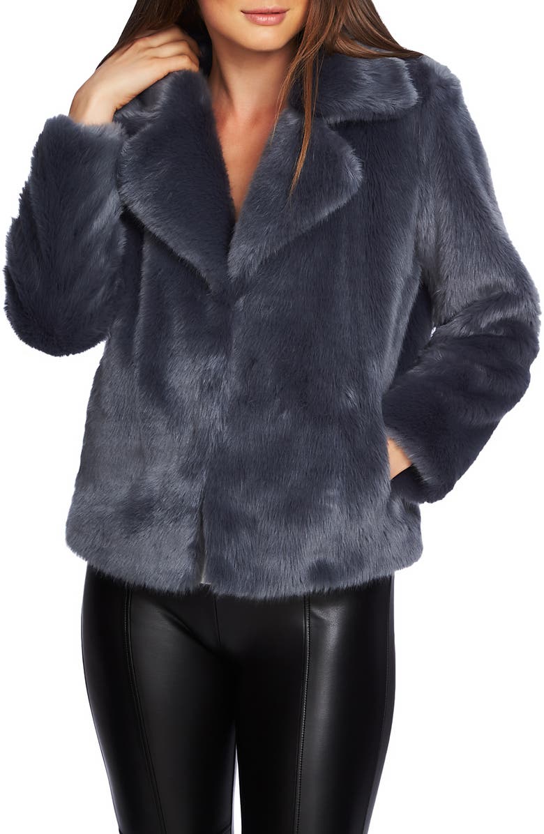 1.STATE Crop Faux Fur Jacket, Main, color, 