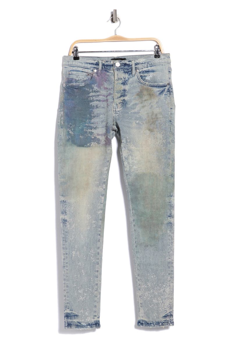 Fossil Print Skinny Jeans, Alternate, color, SKINNY FOSSIL PRINT