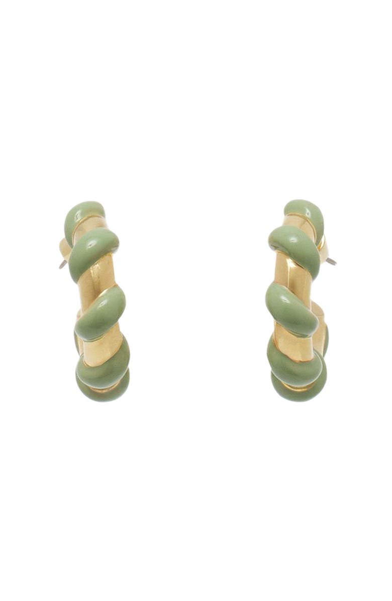 Lanvin Mélodie Candy Earrings, Alternate, color, Vert De Gris