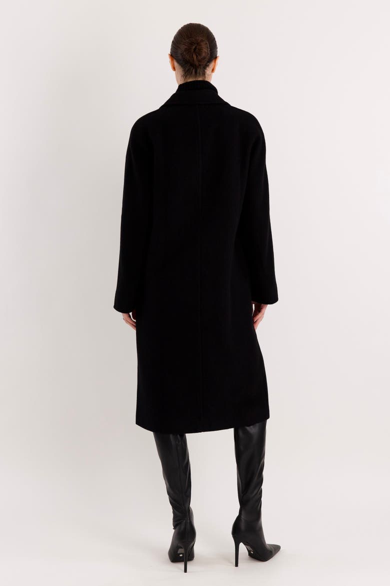 Maxi Classic Wool Coat, Alternate, color, Black