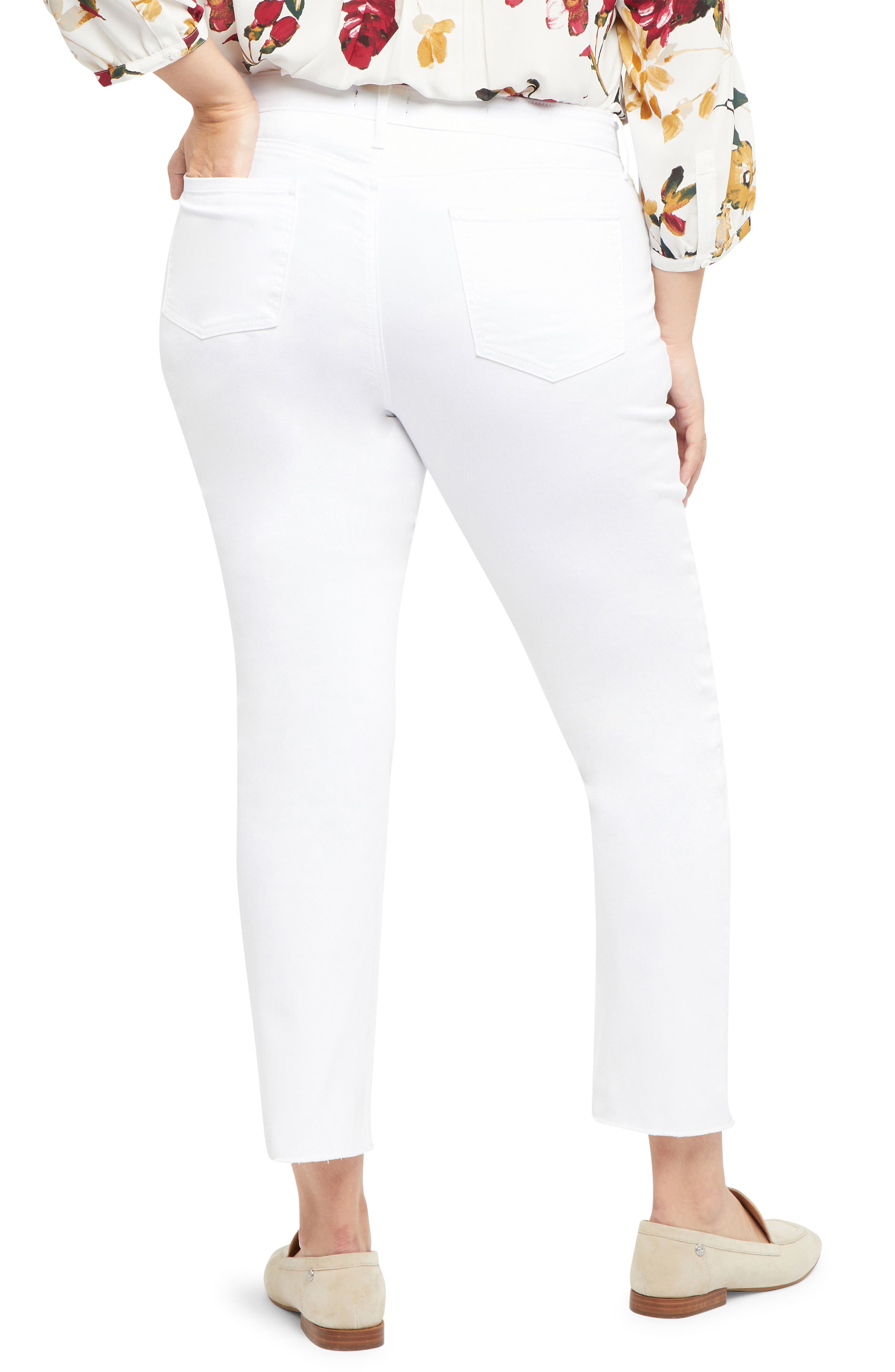 Sheri Raw Hem Ankle Slim Jeans - image 2