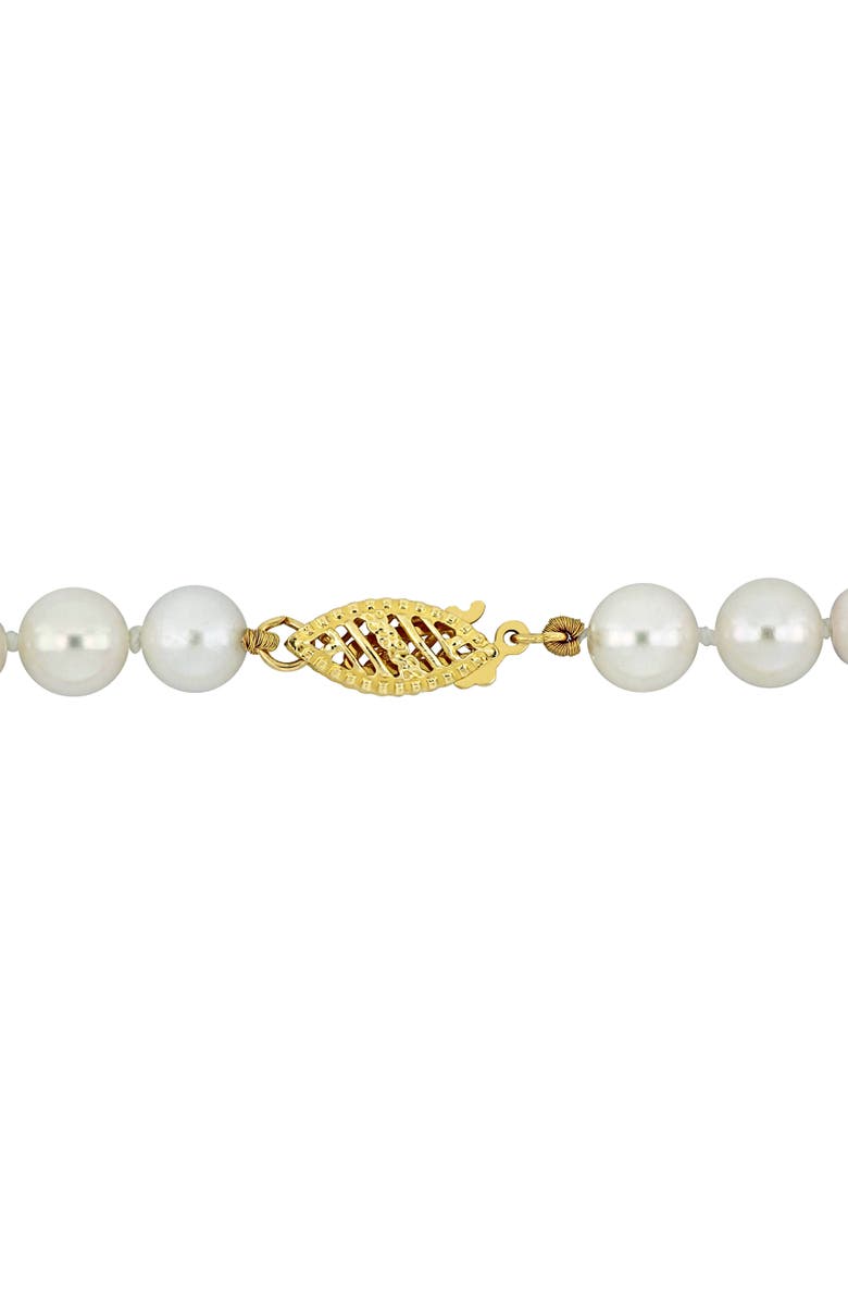 Julianna B. Cultured Akoya Pearl Strand Necklace 14K, Alternate, color, Pearl Size: 6-6.5Mm