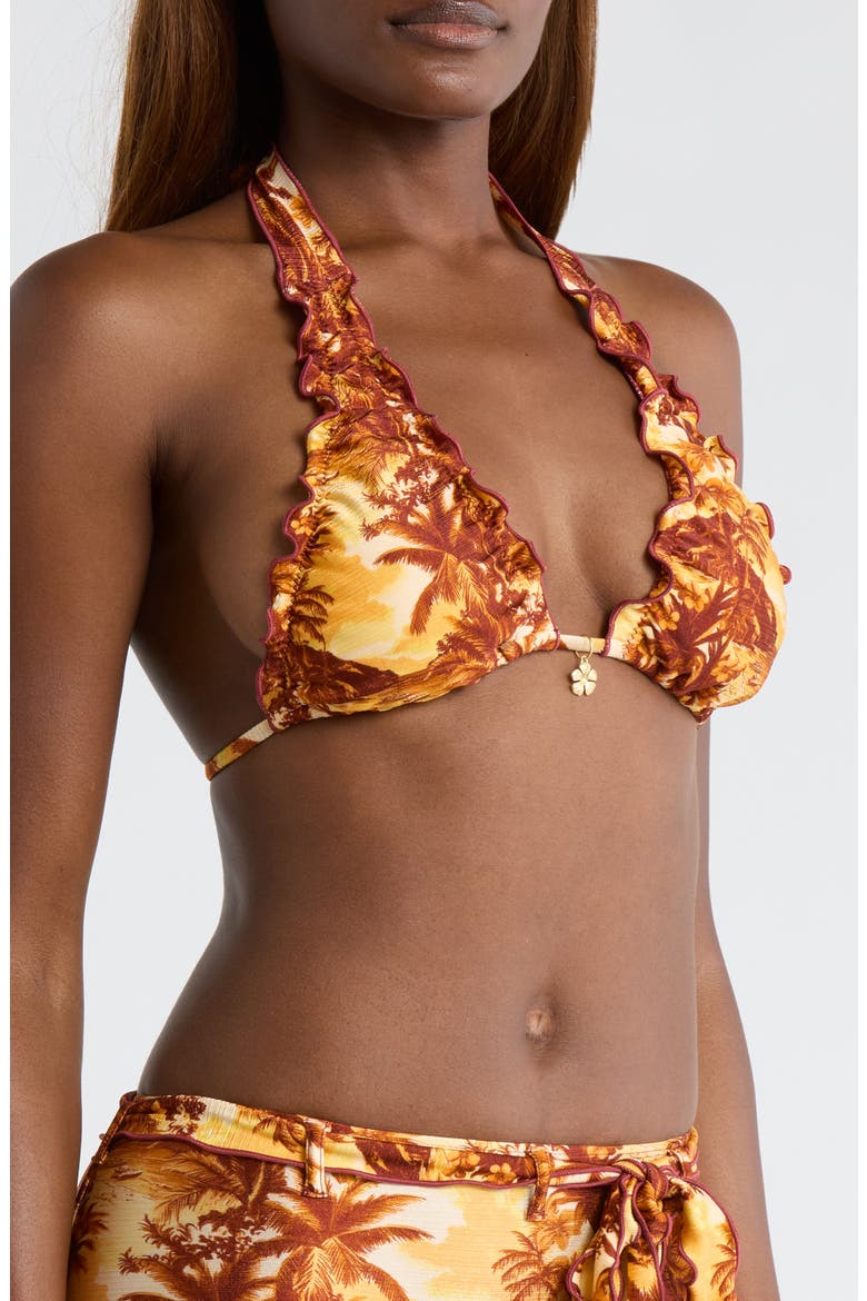 Lettuce Trim Bikini Top, Alternate, color, VINTAGE VACAY