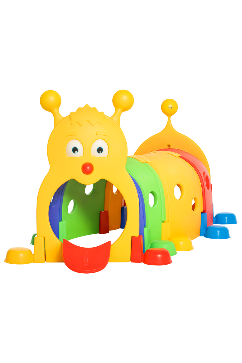 Caterpillar Tunnel for Kids Climb-N-Crawl Toy, Main, color, muiti-colored