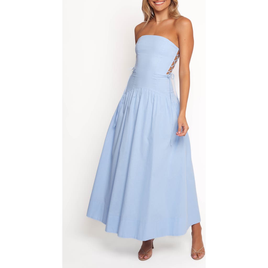 Petal And Pup Petal & Pup Maude Sleeveless Fit & Flare Dress In Blue