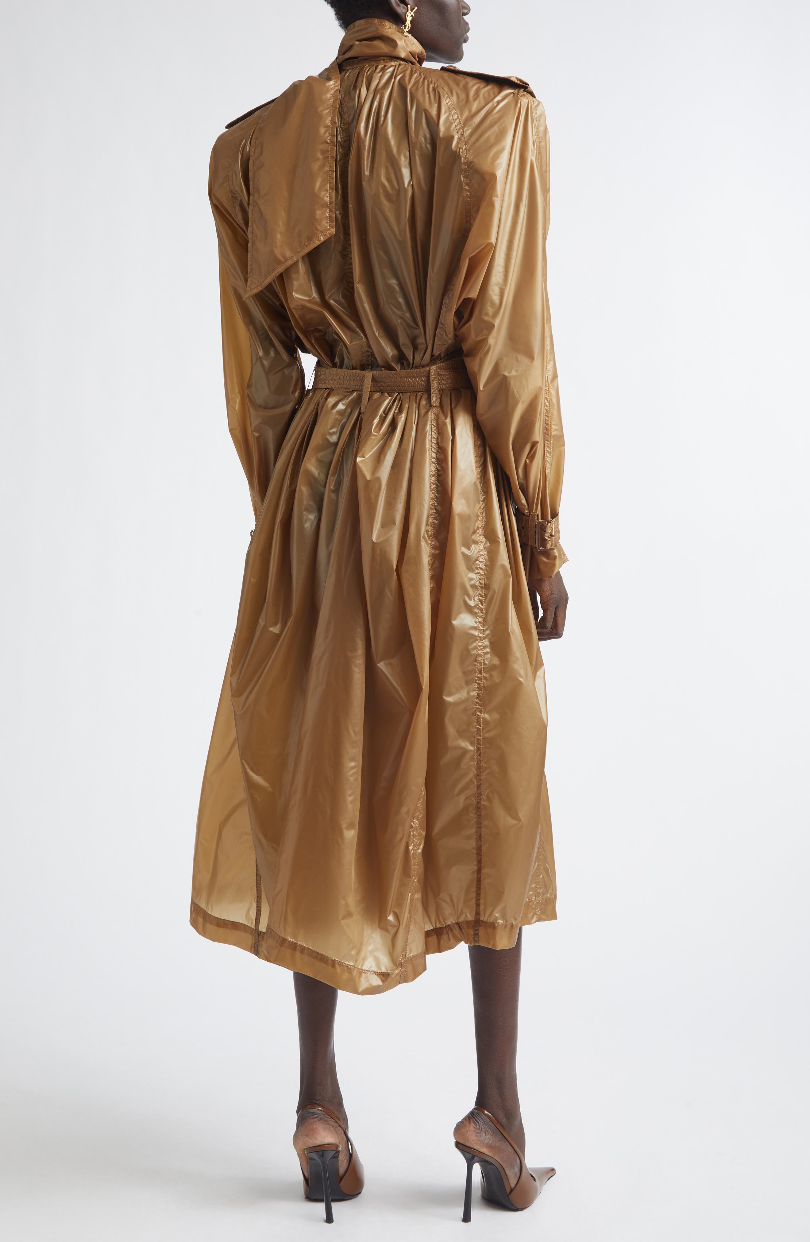 Double Breasted Trench Coat - image 2