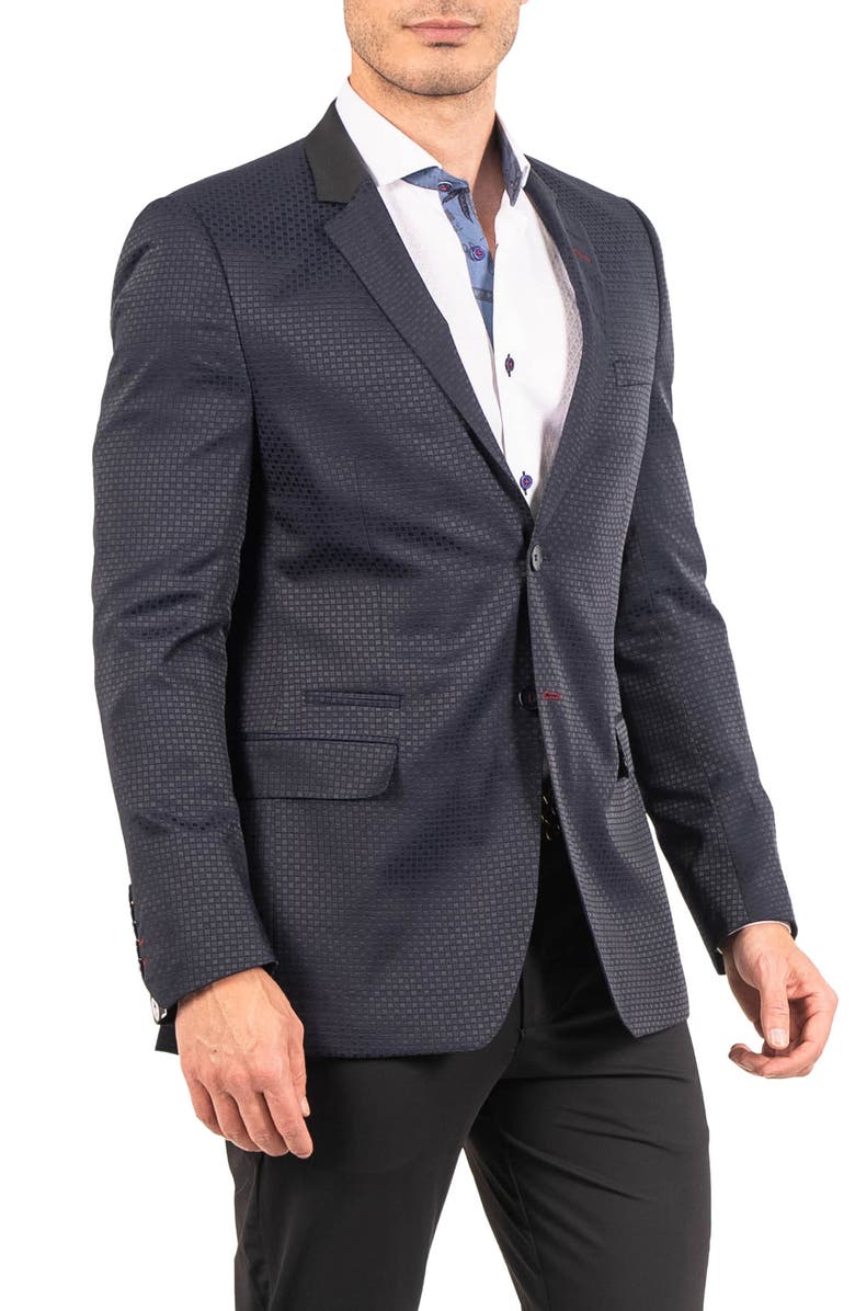 Maceoo Socrate Evo Resistance23 Check Jacquard Blazer, Alternate, color, 
